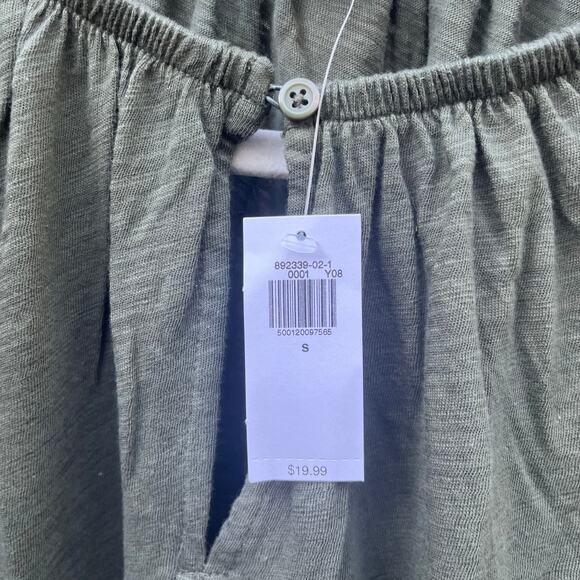 Old Navy NWT Peasant Blouse, Green, Small - Picture 3 of 6